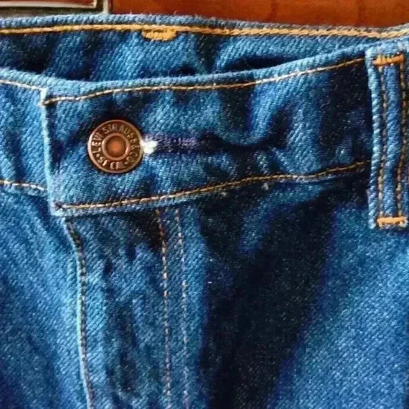 1993‎ Vin Levis 505 Jeans Made in Mexico Orange Tab Dark Wash Straight Leg 40x30 - Picture 5 of 9